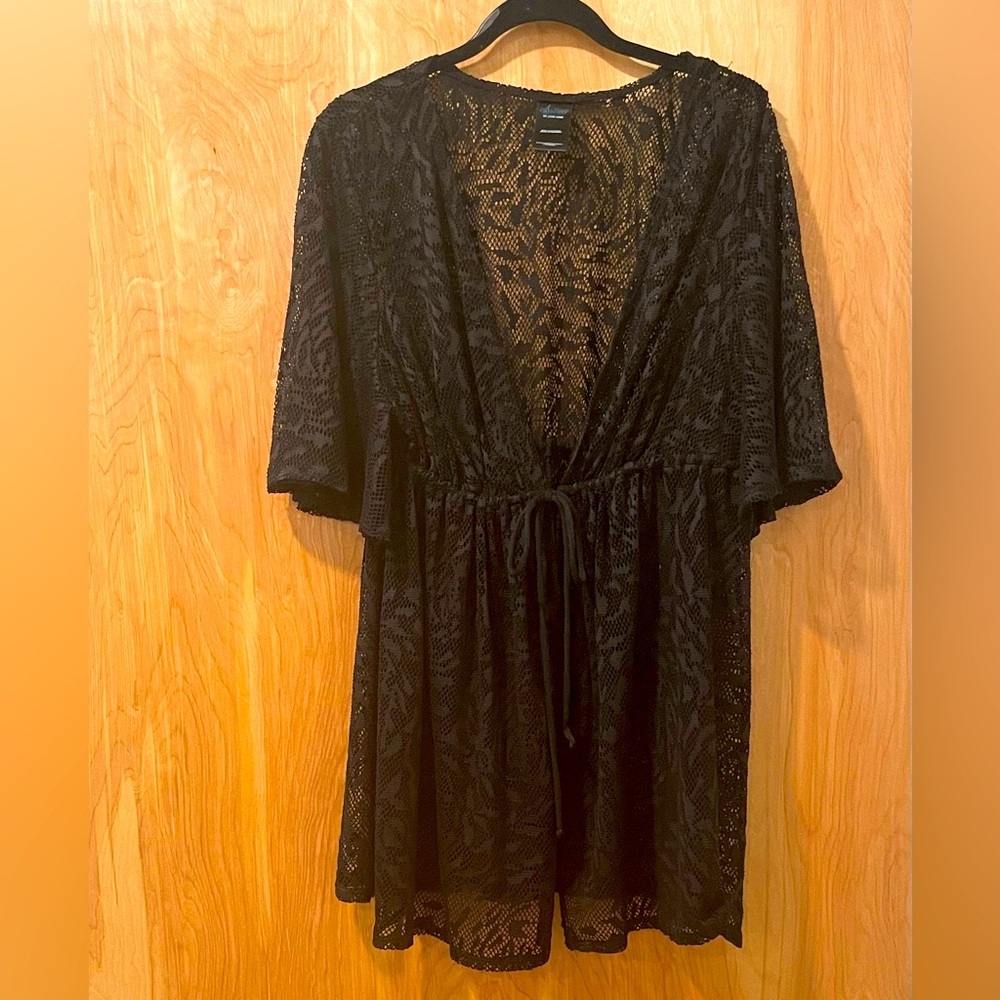 Lace Kimono Swimsuit Cover-Up